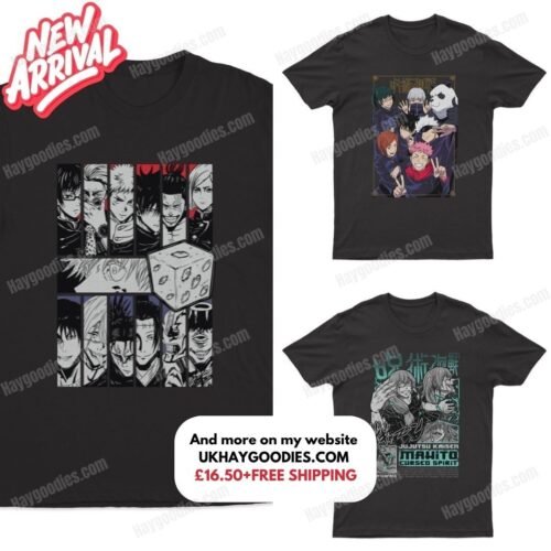 Jujutsu Kaisen Anime Unisex T-Shirts-Kids and Adult Sizes to 5XL-Various Designs