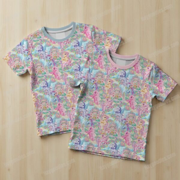 My Little Pony Pattern Kids Unisex T-Shirt