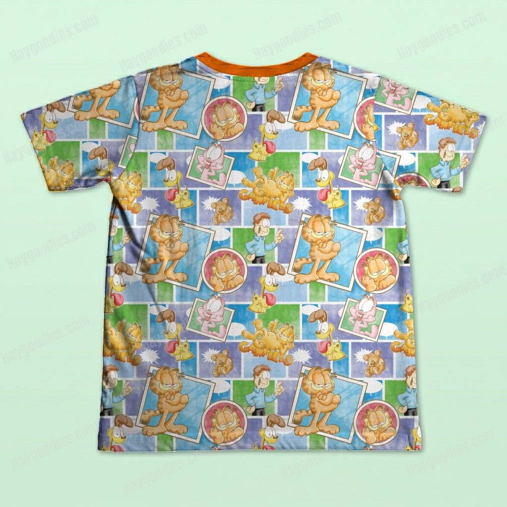 Garfield Pattern Kids Unisex T-Shirt