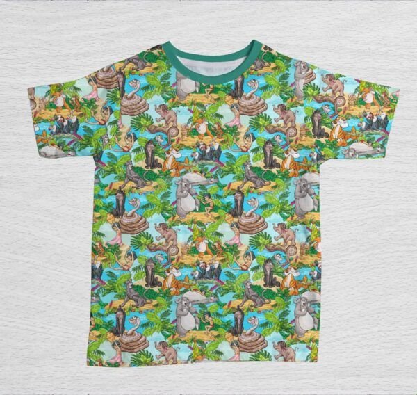 Kids Tshirt junglebook Jungle Book Pattern Kids Unisex T-Shirt