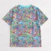 lilostitch-bkt Lilo and Stitch Pattern T-Shirt-XS to 7XL-Teal