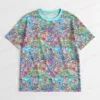lilostitch-tfr Lilo and Stitch Pattern T-Shirt-XS to 7XL-Teal