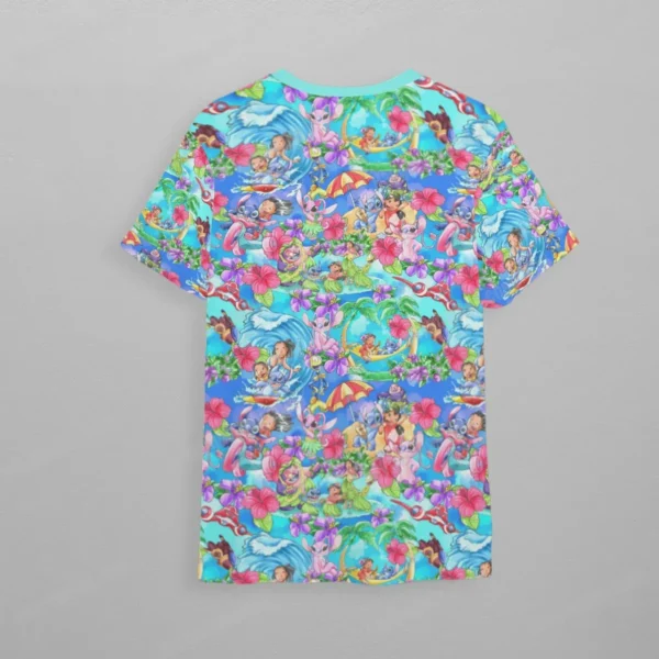 Lilo and Stitch Pattern Kids Unisex T-Shirt
