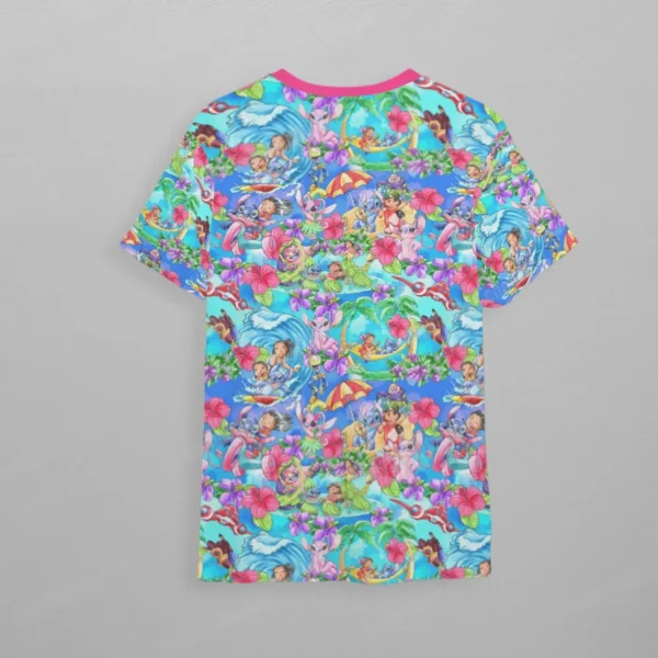 Lilo and Stitch Pattern Kids Unisex T-Shirt