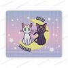 Luna and Artemis Rectangle Mousepad