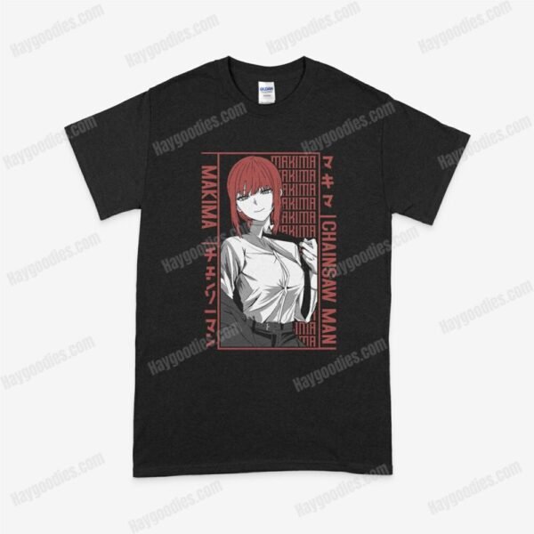 makima2.jpeg Makima Chainsaw Man Anime Unisex T-Shirts-S to 5XL