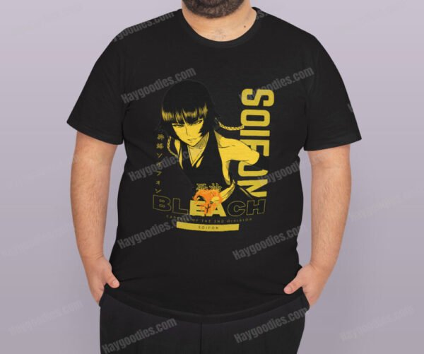 man.jpg Bleach Unisex Black T-Shirts-Adult Sizes S to 5XL-Various Designs