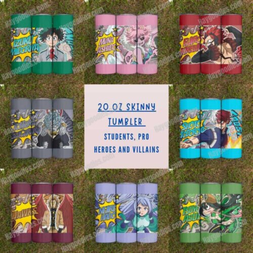 My Hero Academia/Boku no Hero Academia 20oz Skinny Tumbler with Straw-Various Designs