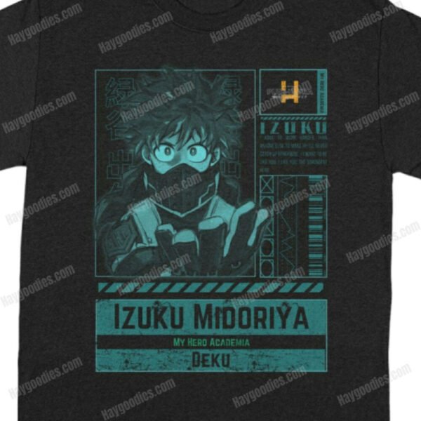 My Hero Academia/Boku No Hero Academia Unisex Black T-Shirts-Kids and Adult Sizes to 5XL-Various Designs