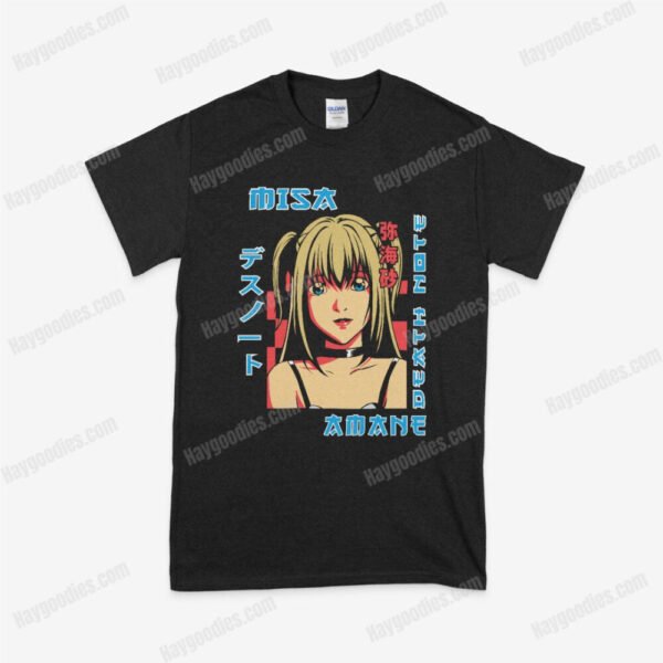 misa1.jpg Death Note Anime Unisex T-Shirts-Adult Size S to 5XL