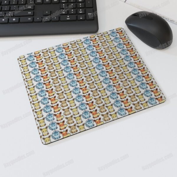 8-bit Pixel Eevee Evolution Mousepad | Non-Slip Gaming Desk Mat | 25cm x 20cm