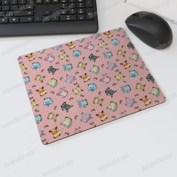 8-bit Pixel Eevee Evolution Mousepad | Non-Slip Gaming Desk Mat | 25cm x 20cm