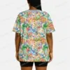 model-animalcrossing-bk Animal Crossing Pattern T-Shirt-XS to 7XL-Blue