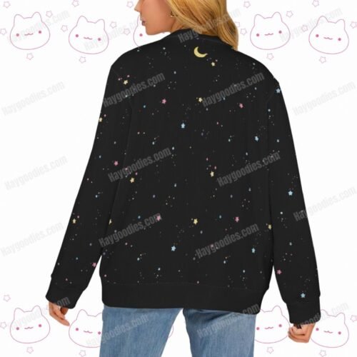 Black Sailor Moon–inspired Luna & Artemis cardigan