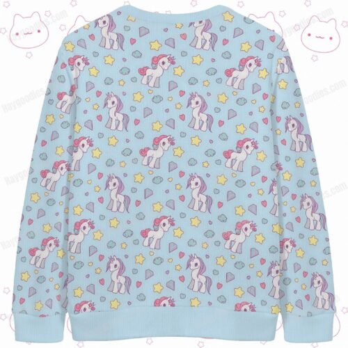 pony cardigan-blue