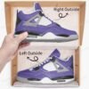 purple Create Your Own J4 Style Sneakers - Select Your Colors