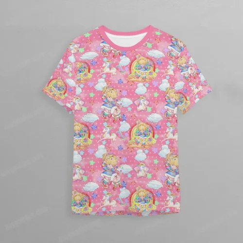 Rainbow Brite Pattern Kids Unisex T-Shirt