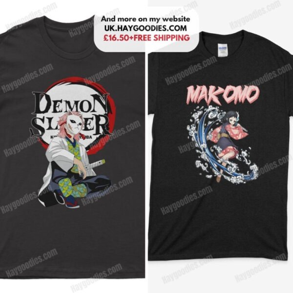 Sabito and Makomo Demon Slayer Anime Unisex T-Shirts-S to 5XL