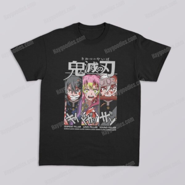 sepentlovesound.jpg Demon Slayer Hashira Anime Unisex T-Shirts-S to 5XL