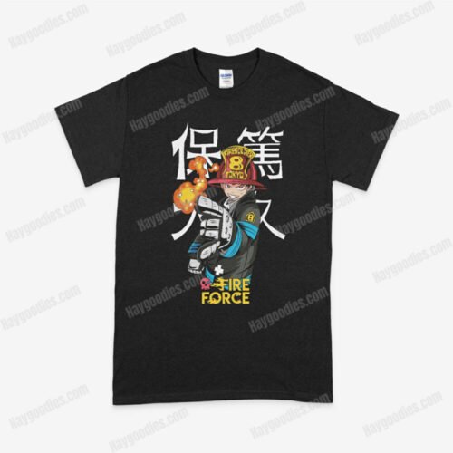 shinra3.jpeg Fire Force Shinra Anime Unisex T-Shirts-S to 5XL