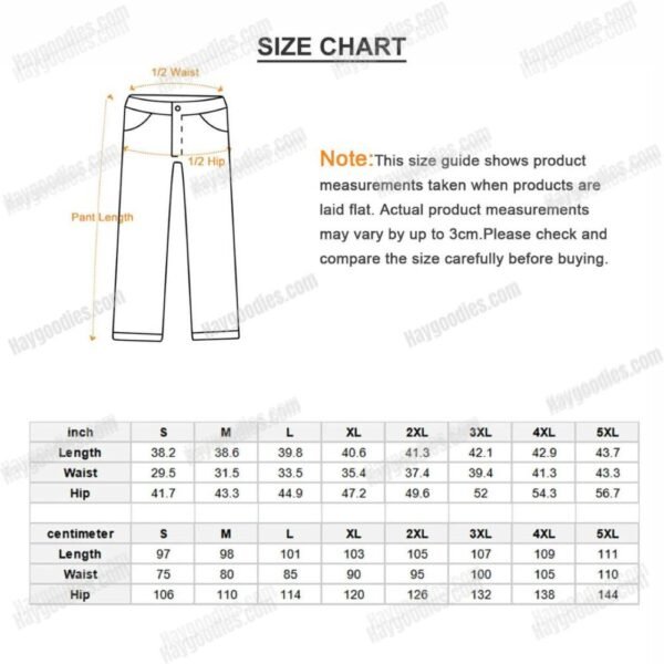 sizechart.jpg CareBears Unisex Knitted Fleece Sweatpants-XS to 6XL