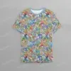 sonicfr2b.webp Sonic the Hedgehog and Friends Pattern Kids Unisex T-Shirt
