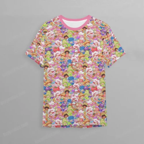 Strawberry Shortcake Pattern Kids Unisex T-Shirt