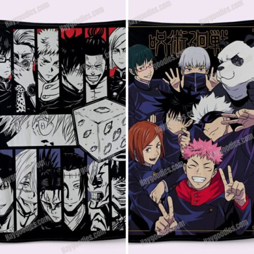 Jujutsu Kaisen Soft Fleece Blanket-Various Sizes and Designs