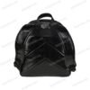 Tomie Black PU Leather Backpack