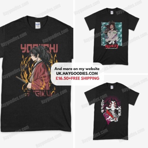 Kokushibo/Tsugikuni Demon Slayer Anime Unisex T-Shirts-S to 5XL-Various Designs