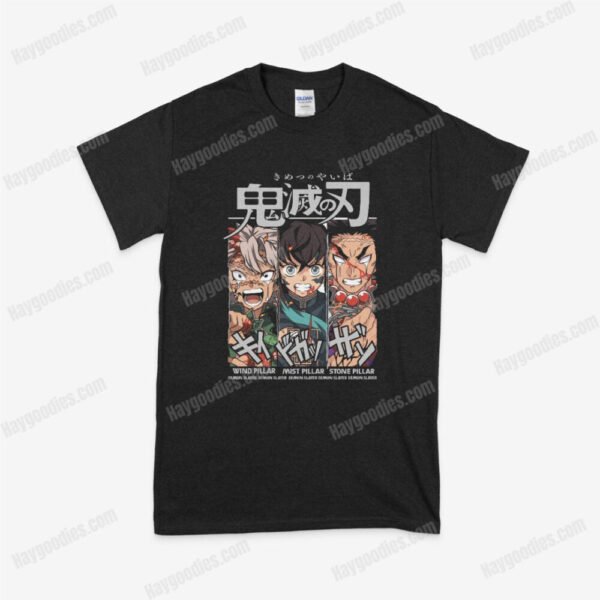 windmiststone.jpg Demon Slayer Hashira Anime Unisex T-Shirts-S to 5XL