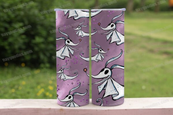 xmasnightmas1.jpg Nightmare Before Christmas 20oz Skinny Tumbler with Straws-Various Designs