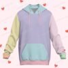 Pastel Colours All Over Print Unisex Hoodie-XS to 6XL