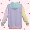 Pastel Colours All Over Print Unisex Hoodie-XS to 6XL