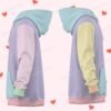 Pastel Colours All Over Print Unisex Hoodie-XS to 6XL