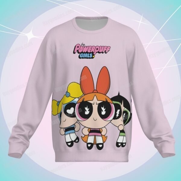 PowerPuff Girls Unisex Sweatshirt-XS to 6XL-3 Colours