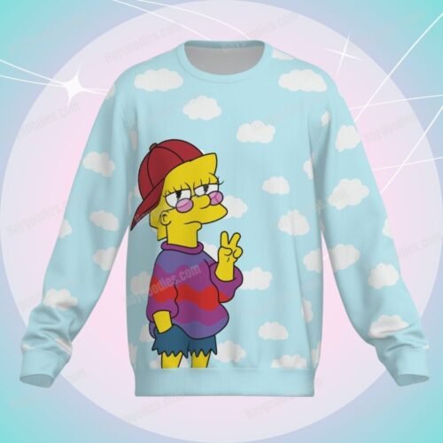 Lisa Simpson Unisex Sweatshirt-XS to 6XL