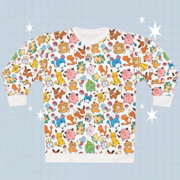 Pokemon Unisex Sweatshirt-XS to 6XL