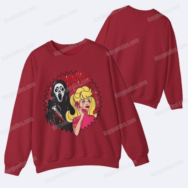 antiquecherryred Hello Barbie! Ghostface Sweatshirt-Various Colors