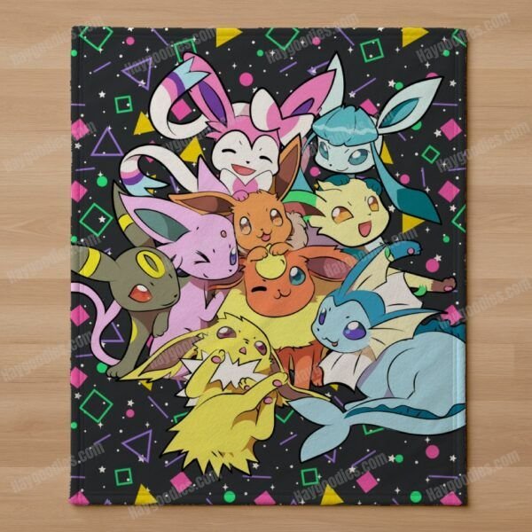 Eevee Evolutions Fleece Blanket-Various Sizes