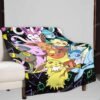Eevee Evolutions Fleece Blanket-Various Sizes