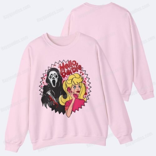 Hello Barbie! Ghostface Sweatshirt-Various Colors