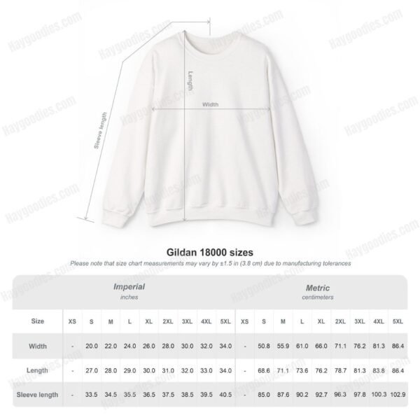 sizechart Hello Barbie! Ghostface Sweatshirt-Various Colors