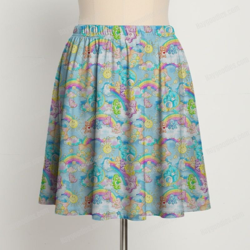 Care Bears Short Skirt With Pockets-UK 8 to 26