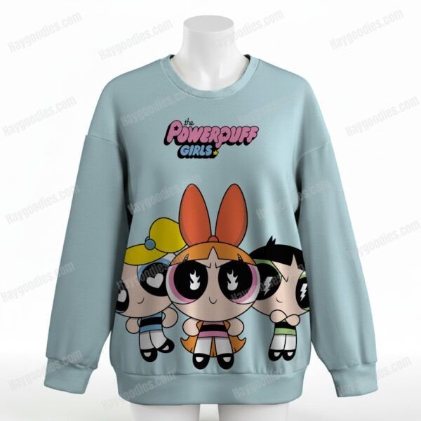 sweaterfront powerpuff blue