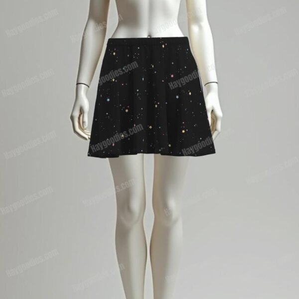 2 Cute Stars Short Skirt With Pockets-UK 8 to 26