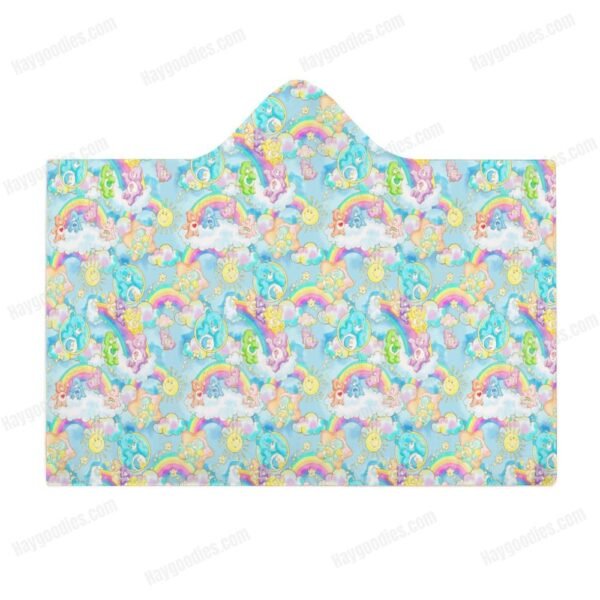 CB-hb Care Bears Cloak Hooded Blanket – Ultra-Soft | 3 Sizes