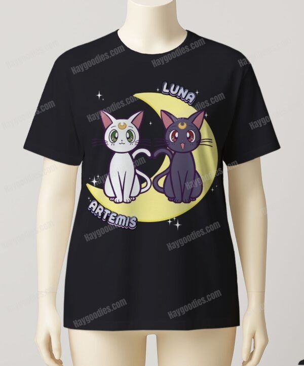 Luna and Artemis Women's Fit T-Shirt-UK 8 TO UK 24