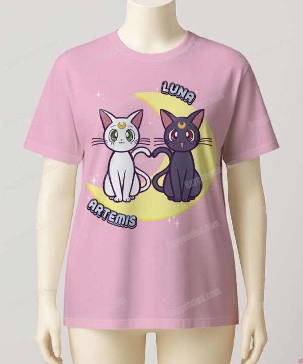 Luna and Artemis Women's Fit T-Shirt-UK 8 TO UK 24