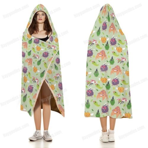 Pokemon Types Cloak Hooded Blanket – Various Designs | 3 Sizes